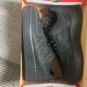 Black Studded Sneakers